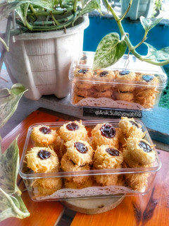 Foto resep Kue Kering Thumbprint Blueberry