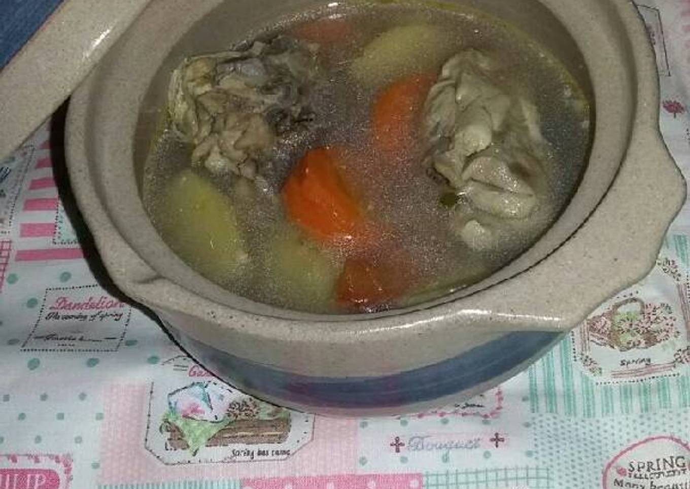Sop ayam sederhana