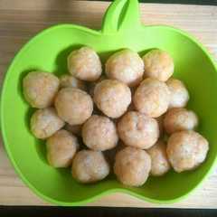 รูปของ Bola bola ikan patin+wortel