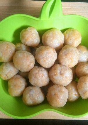 Foto resep Bola bola ikan patin+wortel