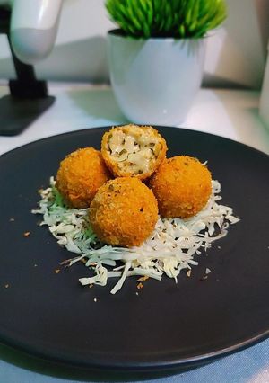 Foto resep Bola Tempe Isi Keju