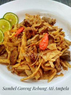 Foto resep Sambel Goreng Rebung Ati Ampela #BikinRamadanBerkesan #3