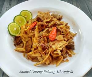 Fresh, Menyajikan Sambel Goreng Rebung Ati Ampela #BikinRamadanBerkesan #3 Gurih Mantul
