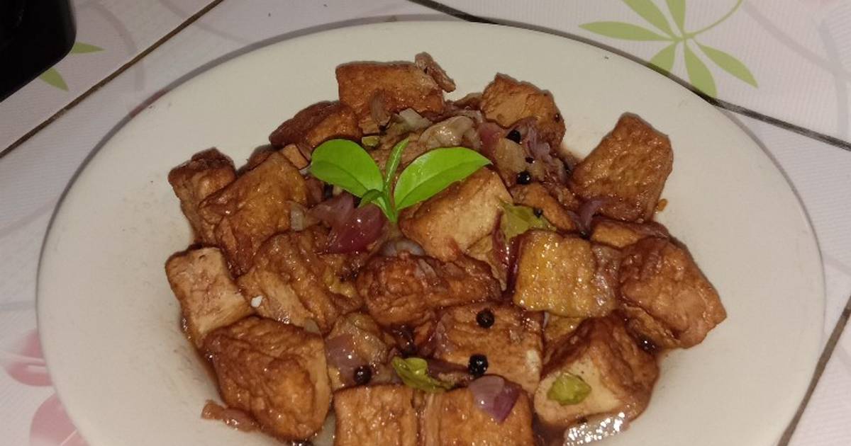 Resep Adobong Tokwa oleh Belia Putri - Cookpad