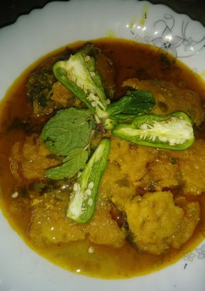 A picture of Mangoron ka salan.