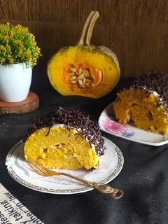 Foto resep Pumpkin Roll Cake