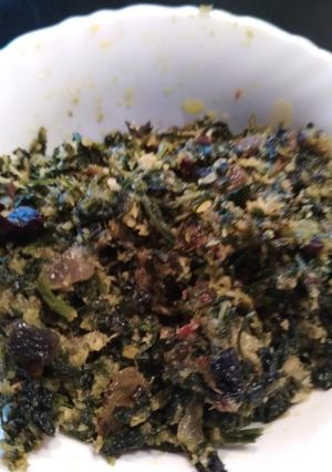A picture of Methi Saag.