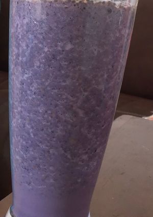 Una foto de Batido de moras