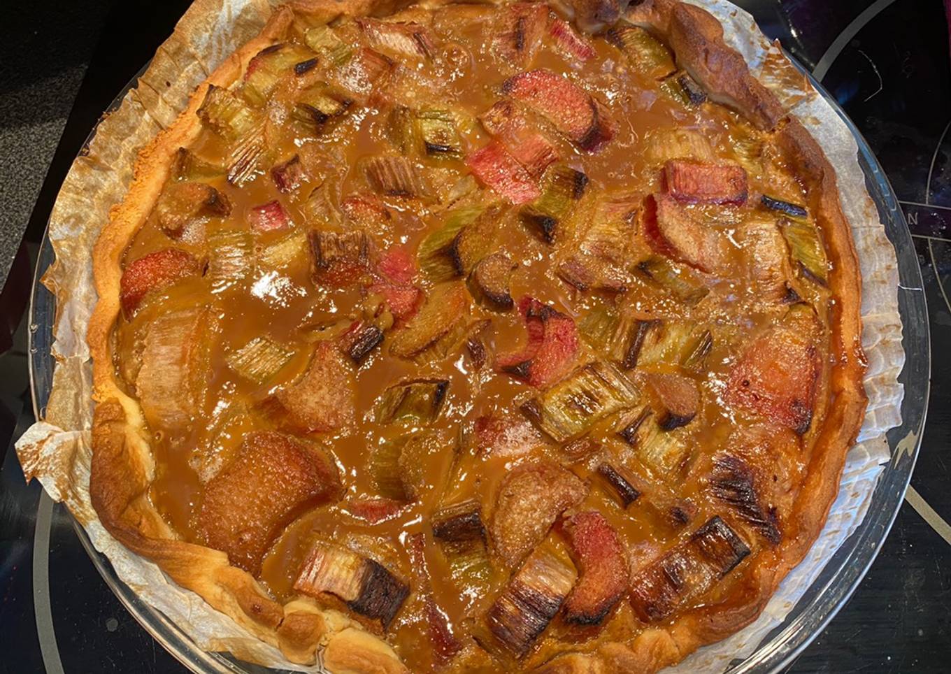 😜 Tarte à la rhubarbe