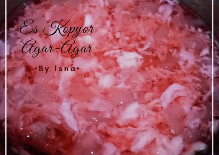 Resep Es Kopyor Agar-Agar yang Lezat