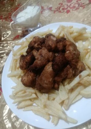صورة لوصفة كنتاكي و صلصة جبن