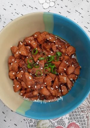 Foto resep Ayam Kecap Topping Mie Ayam