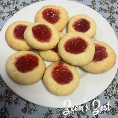 Thumbprint Butter Cookies A picture of Thumbprint Butter Cookies.