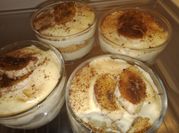 Gambar banana puding custard