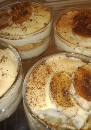 Foto resep Banana Custard Pudding