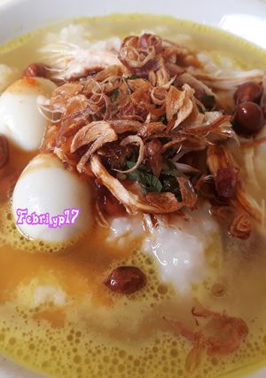 Foto resep Bubur ayam telur puyuh