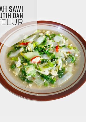 Foto resep Cah Sawi Putih dan Telur