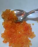 Caviar de trucha. Patagonia pura y dura.