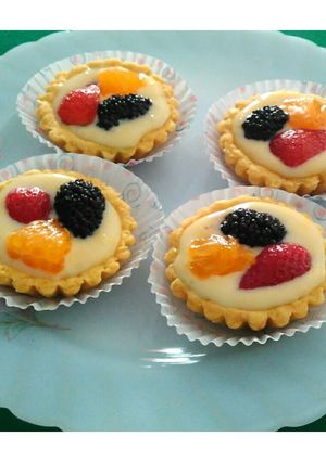 Foto resep fruit tartlet/fruit pie