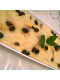 Foto resep banana bread pudding