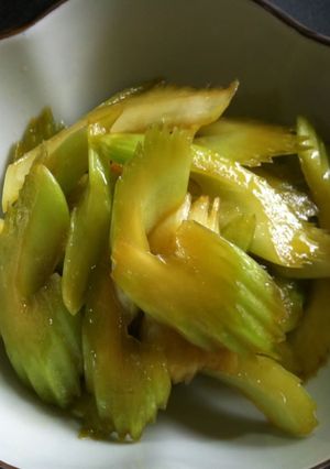 A picture of Ponzu Celery.
