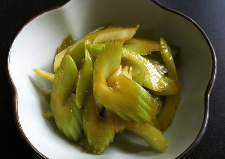 How to Prepare Favorite Ponzu Celery