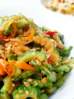 Foto resep Tumis Pare dengan Ebi