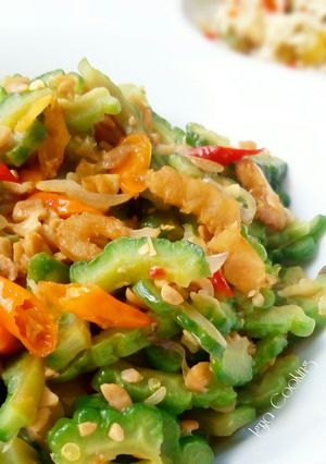 Foto resep Tumis Pare dengan Ebi