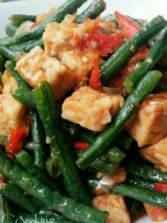 Foto resep Kacang Panjang Tumis dengan Tempe