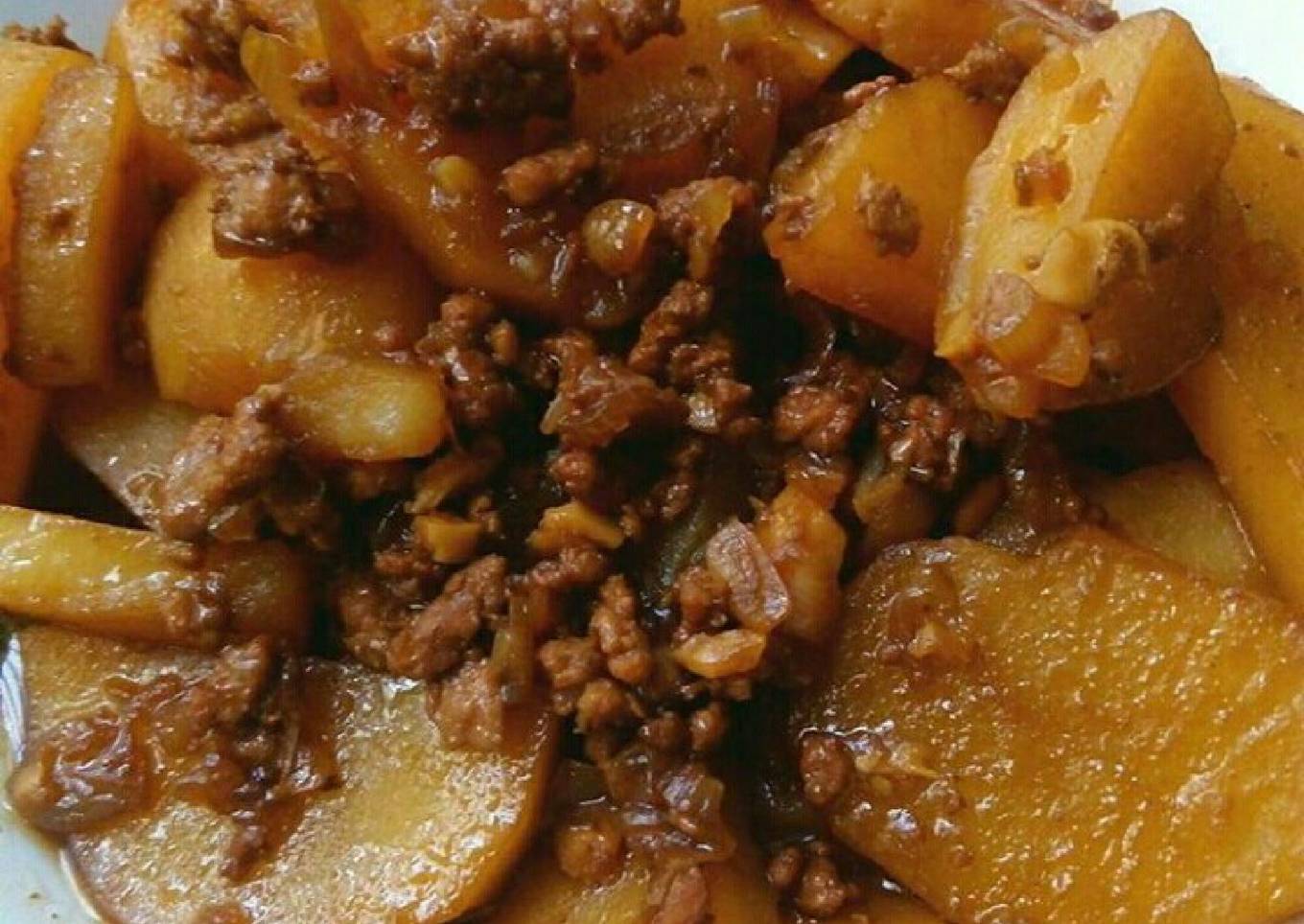 Kentang Masak Kecap