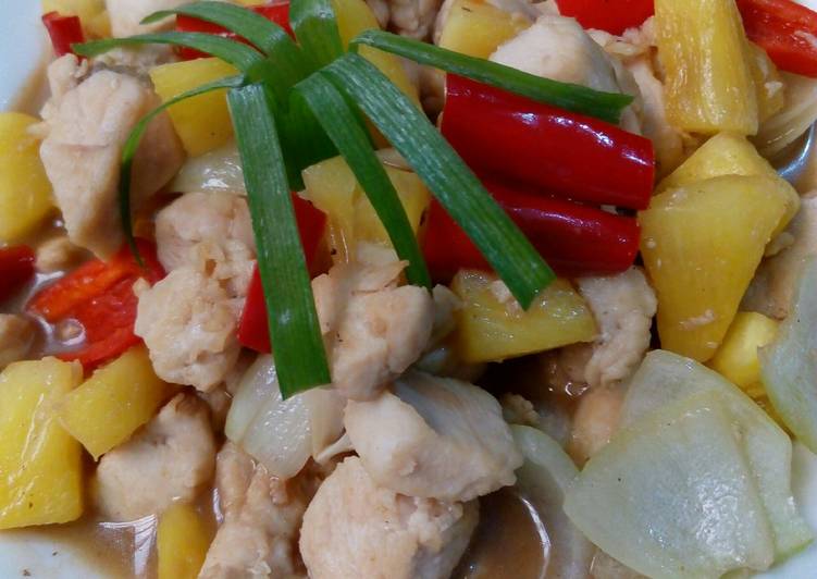 Resep Ayam Fillet Masak Nanas Anti Gagal