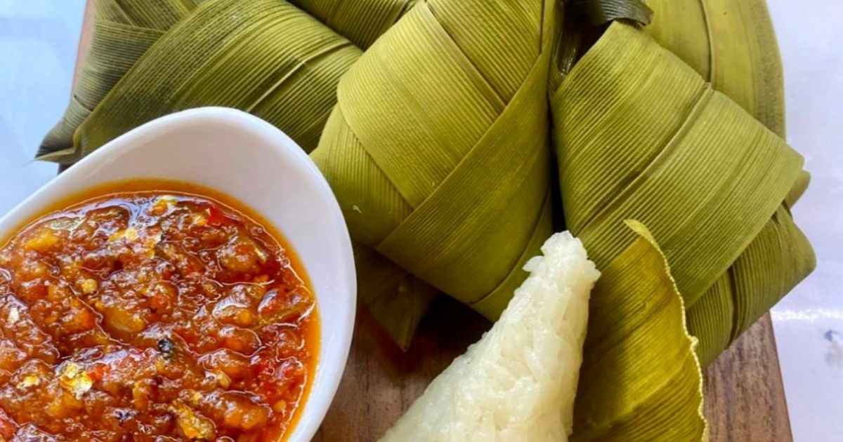 Ketupat Pandan Sambal Teri