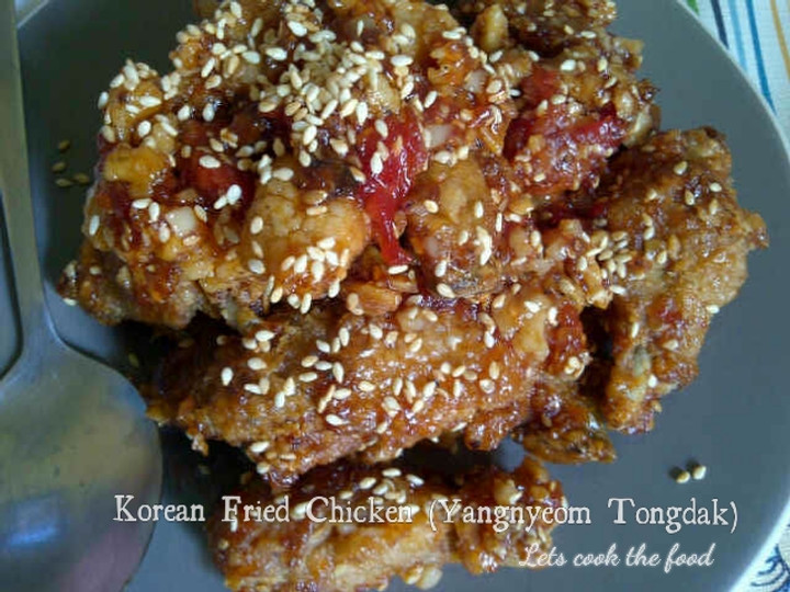 Cara Memasak Korean Fried Chicken (Yangnyeom Tongdak) Istimewa