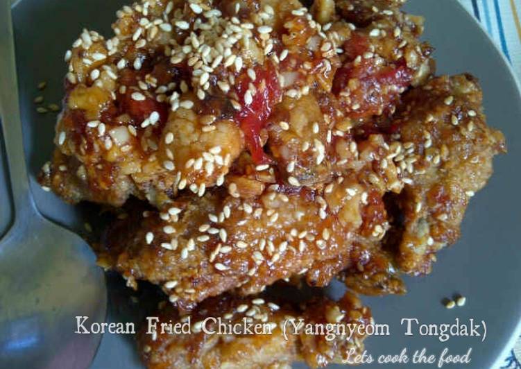 6 Resep: Korean Fried Chicken (Yangnyeom Tongdak) Kekinian