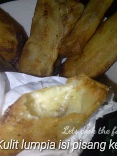 Foto resep Lumpia isi pisang keju