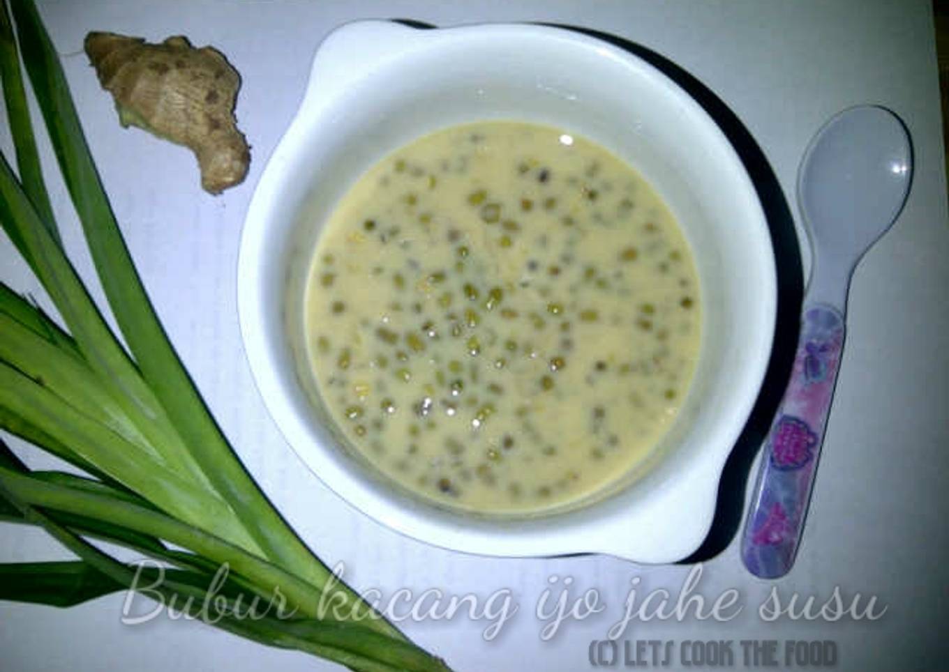 Bubur kacang ijo jahe susu