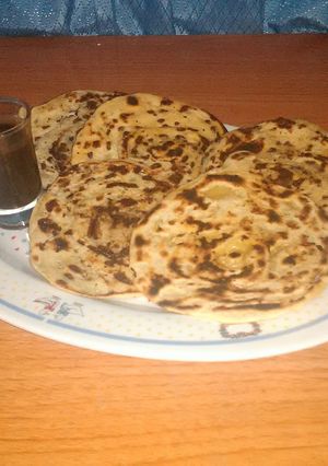 Foto resep Roti Maryam Coklat ala Evi