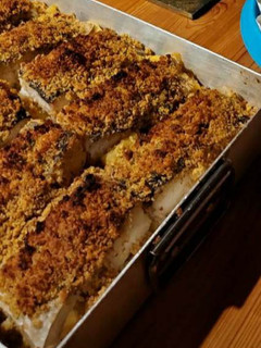 Foto de Lombos de Bacalhau com Broa