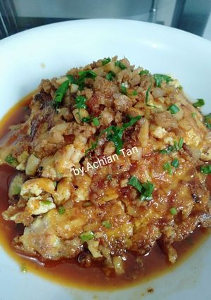 Foto resep Telur dadar siram
