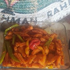Carrots and green chillies relish A picture of Carrots and green chillies relish.
