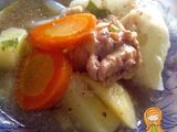 Sop tetel & daging sapi