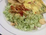 Nasi goreng bayam