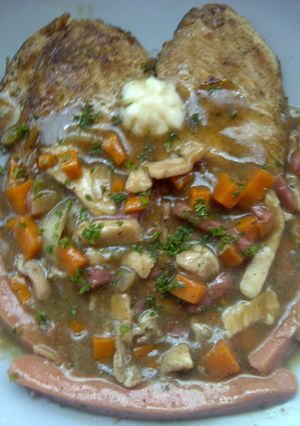 Foto resep Chicken Steak with brown sauce 