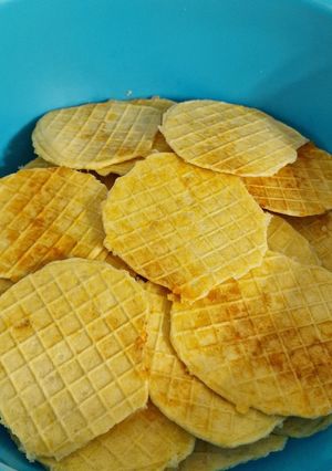 Sajtos tallér-ostyasütőben recept fotója
