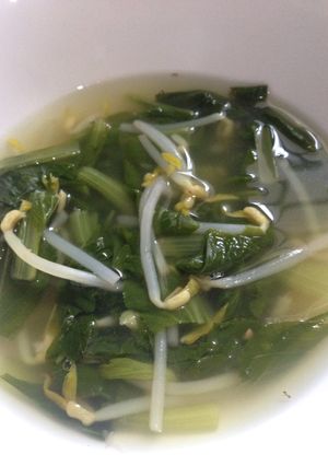 Foto resep Sup pok choy toge