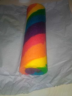 Foto resep Rainbow Roll Cake