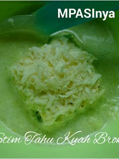 Foto resep STIM TAHU KUAH BROKOLI (MPASI 8m+)