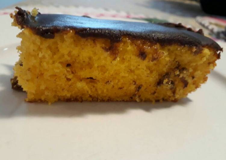 Bolo de cenoura com toque especial