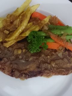 Foto resep Lemon Sirloin Steak dengan Saus Lada Hitam