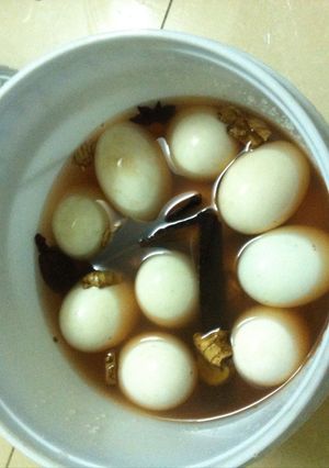 Hình của món trứng muối .